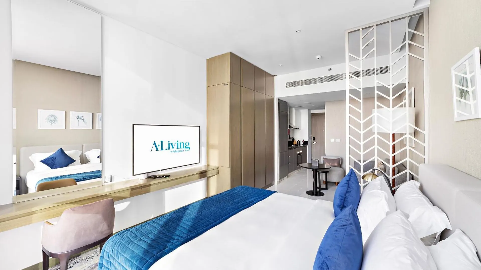 Modern Elegance Canal Views Studio At Prive 1102A Dubai Apartment